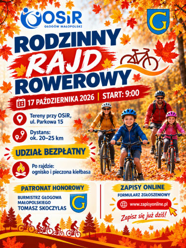 Rodzinny Rajd Rowerowy "Rower Jesienią "